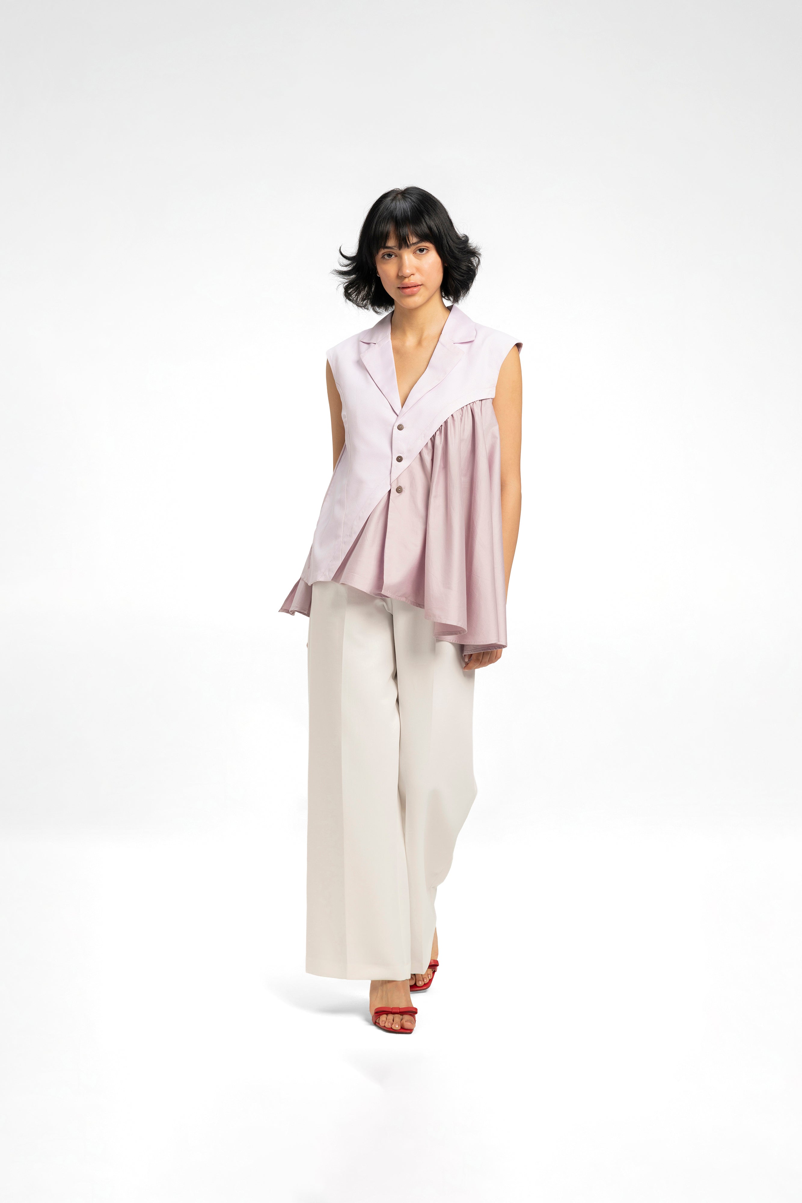 The Petal Drape Shirt